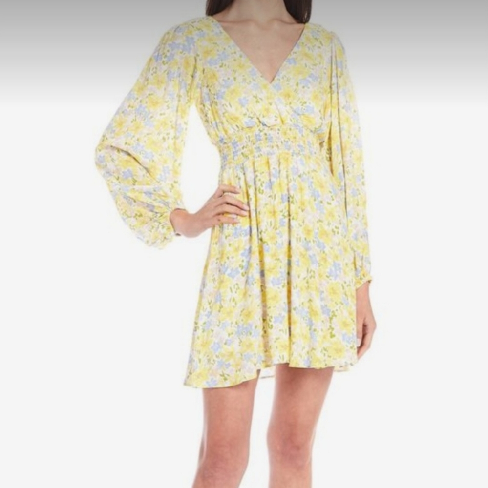 Gianni Bini Fit & Flare Floral Print Dress